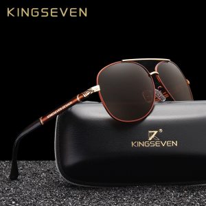 KINGSEVEN New Design Aluminum Magnesium Men’s Sunglasses Polarized