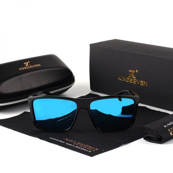 KINGSEVEN Original Sunglasses Women Men Brand Design TR90 Frame Sun Glasses For Men Fashion Classic UV400 Square Eyewear S730 8