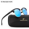 KINGSEVEN Polarized Sunglasses Women Retro Metal Frame Sun Glasses Famous Lady Brand Designer Oculos masculino lentes de sol