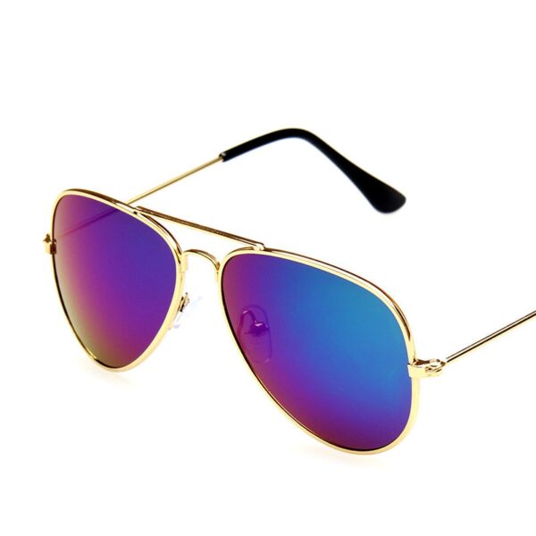 2019 new men and women children's sunglasses oval metal pilot fashion glasses classic brand design UV400 child goggles