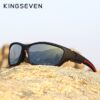KINGSEVEN Brand 2019 Men's Polarized Sunglasses TR90 Frame Night Vision Mirror Eyewear Sun glasses Men Goggle lunette de soleil