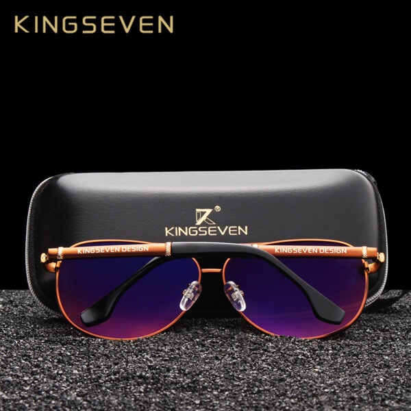 2019 Retro Quality Brand Original Sunglasses Men Polarized Lens Vintage Eyewear Accessories Gold Sun Glasses Oculos For Men 6