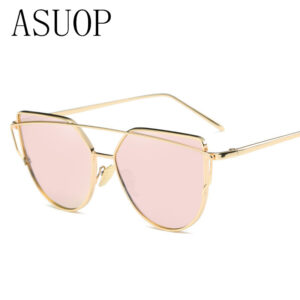 2020 new fashion ladies sunglasses classic retro brand design UV400 metal oval large frame driving goggles