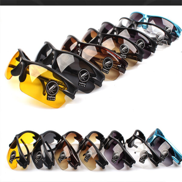 2019new fashion men's sunglasses classic luxury brand design sports square night vision glasses UV400 retro driving goggles 6
