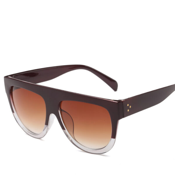 ASUOP new fashion ladies sunglasses classic brand retro design men's glasses UV400 large frame leopard oval sunglasses 10