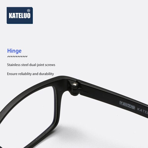 KATELUO 2020 Anti Blue Light Glasses Tungsten Computer Glasses Anti Fatigue Radiation-resistant Eyeglasses Frame for Men/Women 8