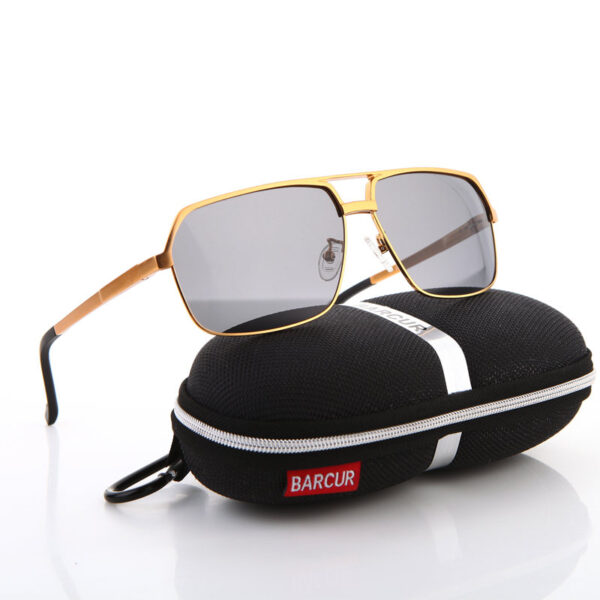 BARCUR Aluminum Polarized Mens Sunglasses Mirror Sun Glasses Square Goggle Eyewear Accessories For Men Or Women Female 8