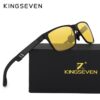 KINFSEVEN Fashion Aluminum Magnesium Polarized Night vision Sunglasses Men Sun Glasses UV400 Driving Eyewear oculos Shades