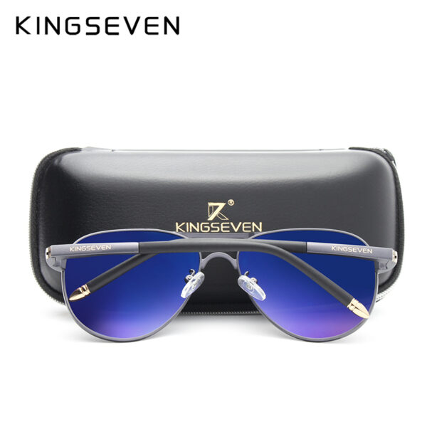 KINGSEVEN Fashion Men's Polarized Sunglasses Men Driving Shield Eyewear Sun Glasses 6