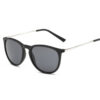 2019 new fashion ladies sunglasses men's oval driving retro metal frame men's glasses classic brand leopard UV400 sunglasses