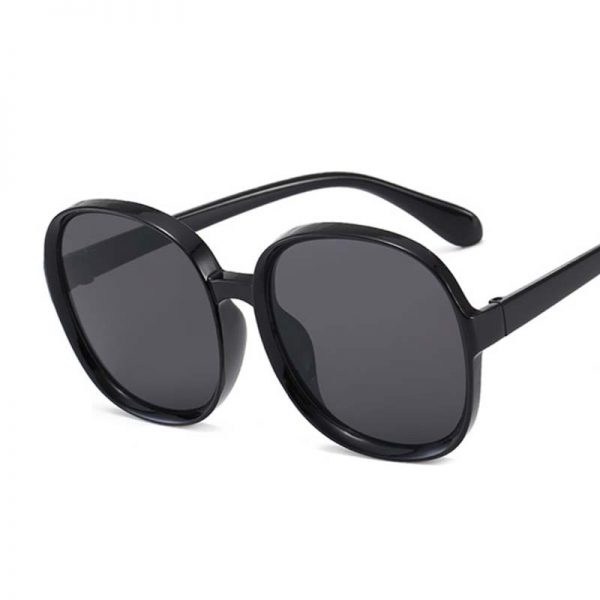 New Round Frame Sunglasses Women Retro Brand Designer Brown Black Oversized Lady Sun Glasses Female Fashion Outdoor Driving 4