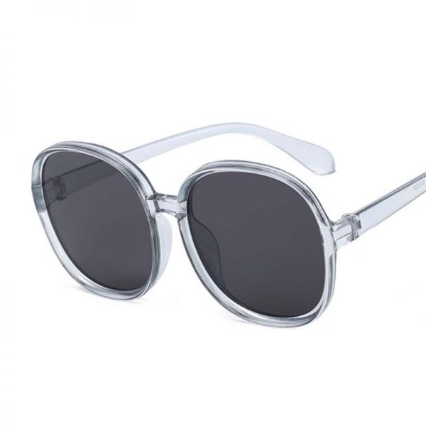 New Round Frame Sunglasses Women Retro Brand Designer Brown Black Oversized Lady Sun Glasses Female Fashion Outdoor Driving 8